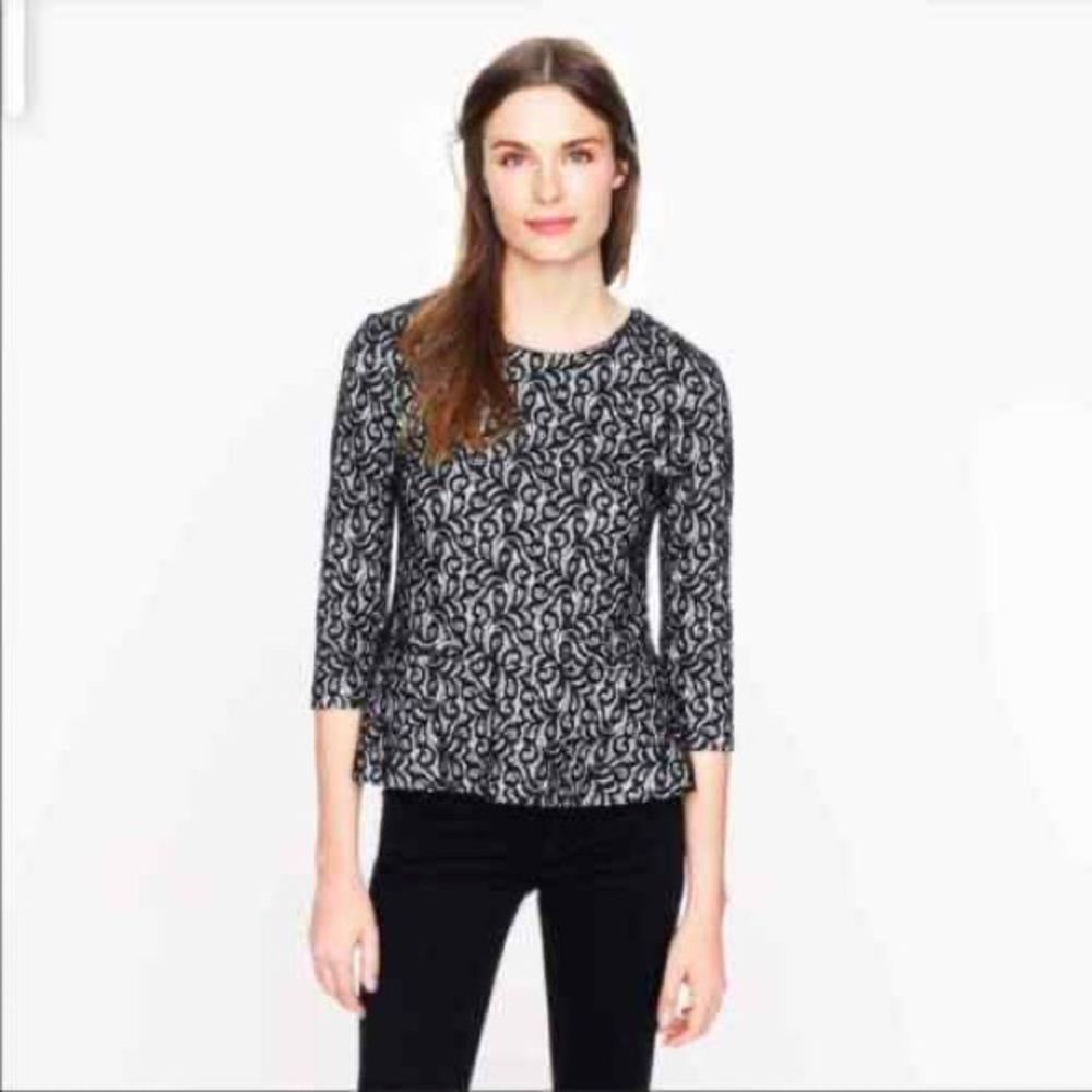 J. Crew Peplum Top